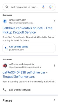 Selfdrive Cars Tirupati